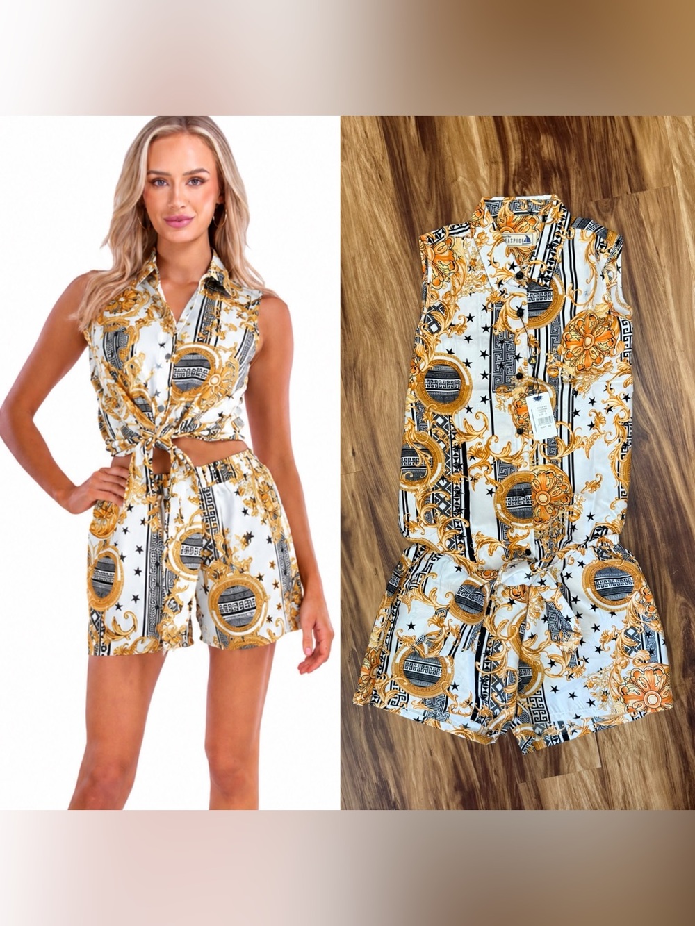 Seaspice 2 Pc Resortwear  Set